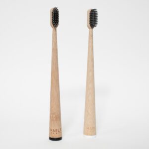 Bamboo Toothbrush - two pack- Charcoal Bristles