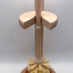 Wooden Toilet Brush With Stand